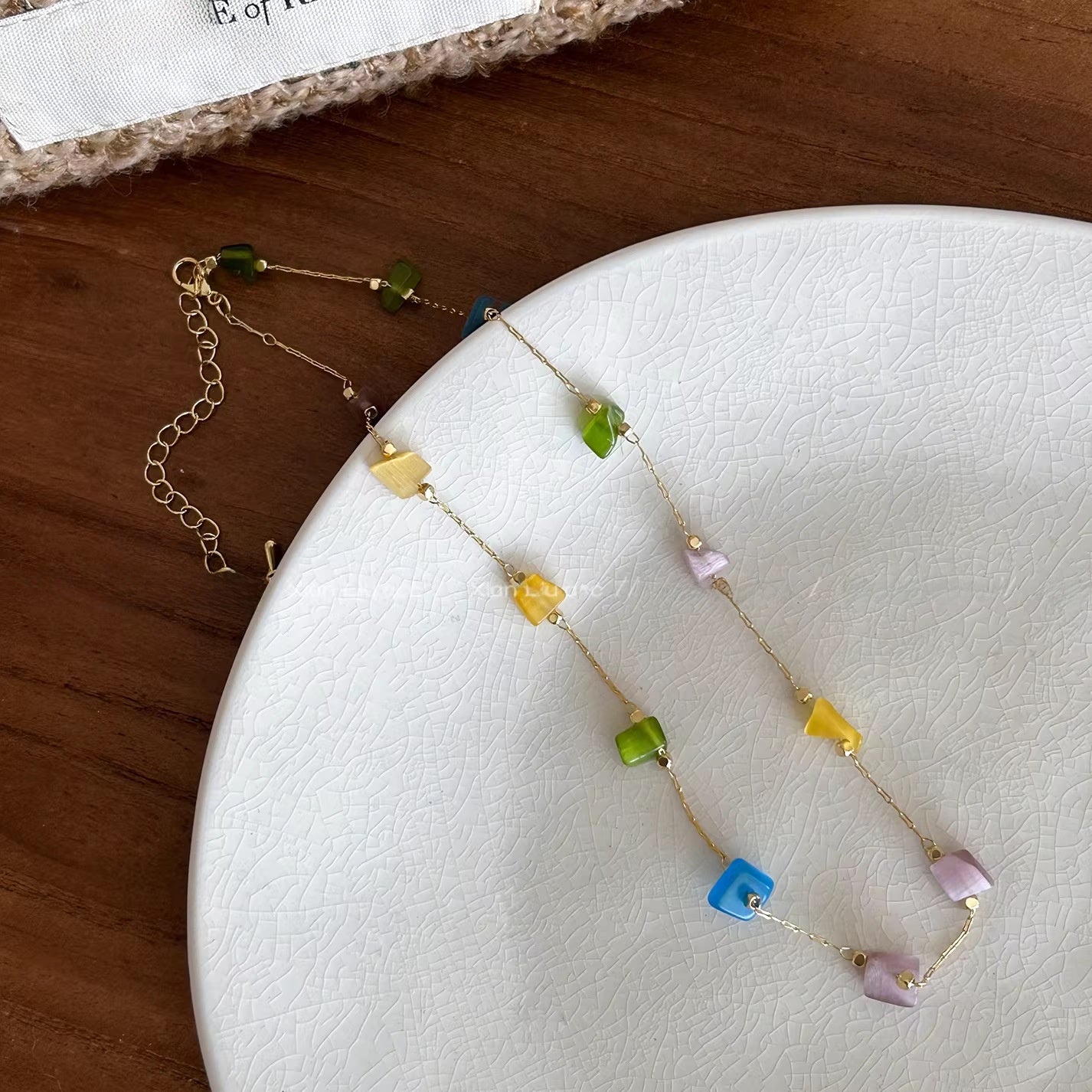 Collier Pierre Naturelle Bohème – Bijou Femme Élégant
