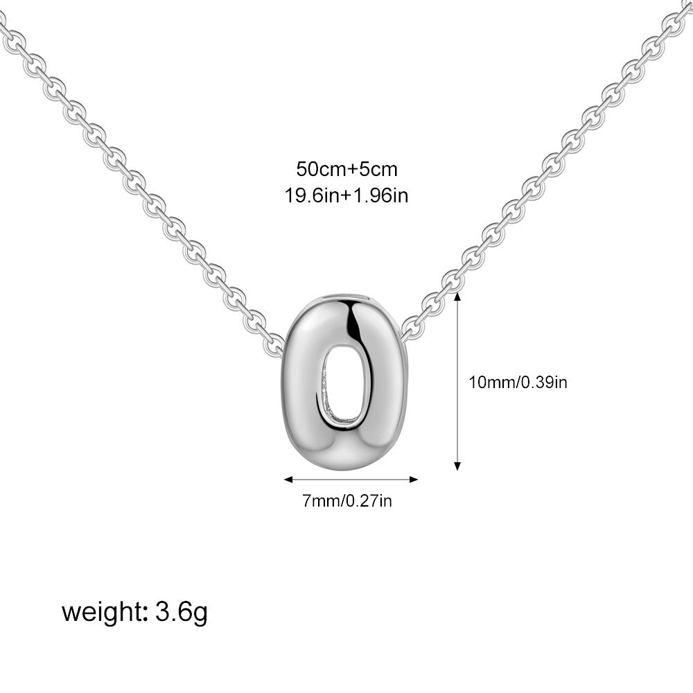Collier Initiale Personnalisé Acier Inoxydable – Pendentif Lettre Doré