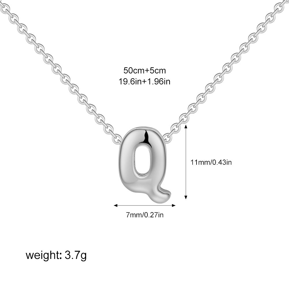 Collier Initiale Personnalisé Acier Inoxydable – Pendentif Lettre Doré