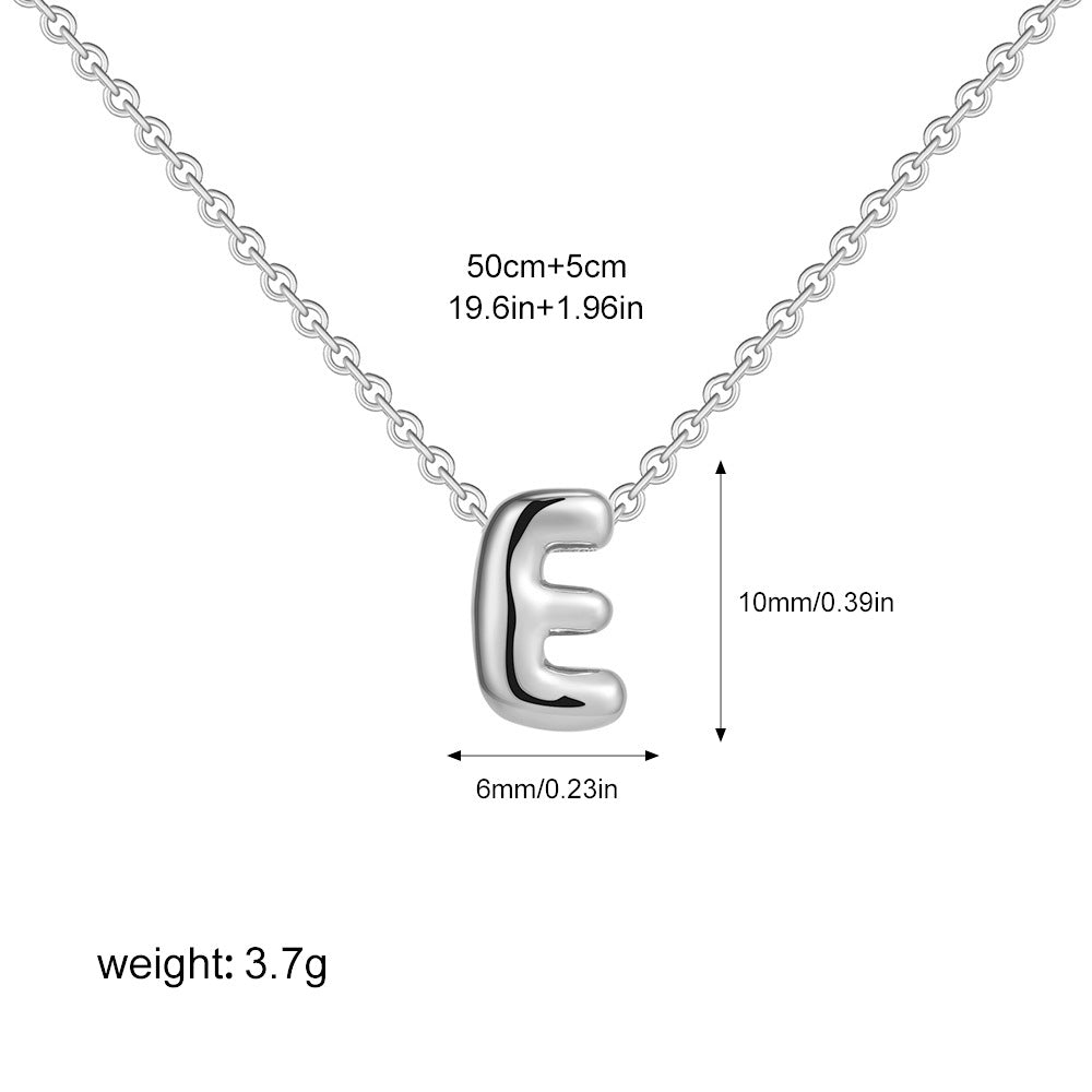 Collier Initiale Personnalisé Acier Inoxydable – Pendentif Lettre Doré