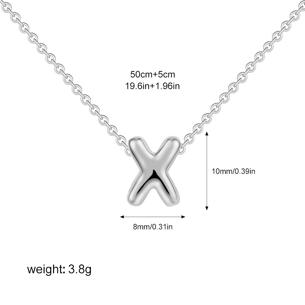 Collier Initiale Personnalisé Acier Inoxydable – Pendentif Lettre Doré