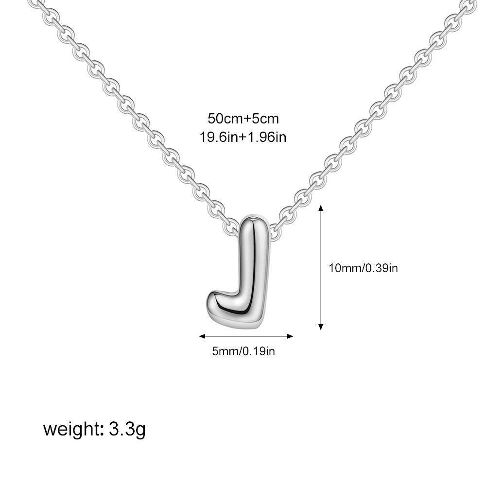Collier Initiale Personnalisé Acier Inoxydable – Pendentif Lettre Doré
