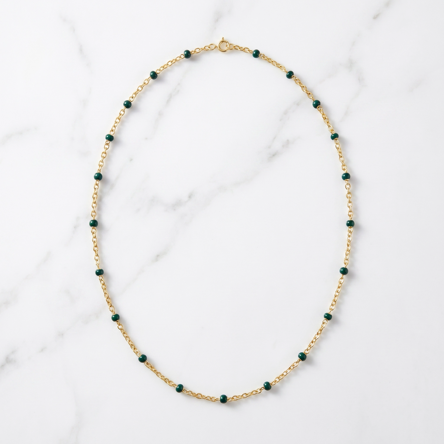 Collier Perles Acier Inoxydable — Chaîne Dorée Femme | HOLYCHIC