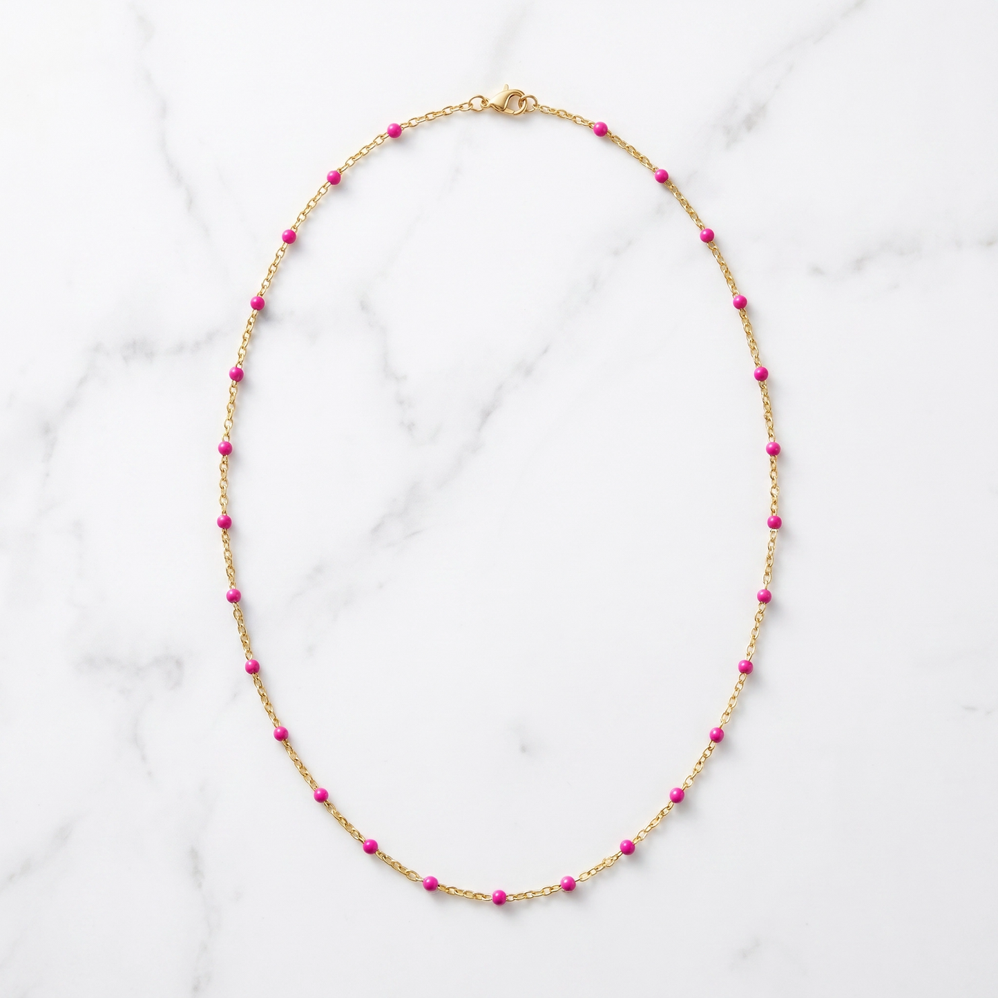 Collier Perles Acier Inoxydable — Chaîne Dorée Femme | HOLYCHIC